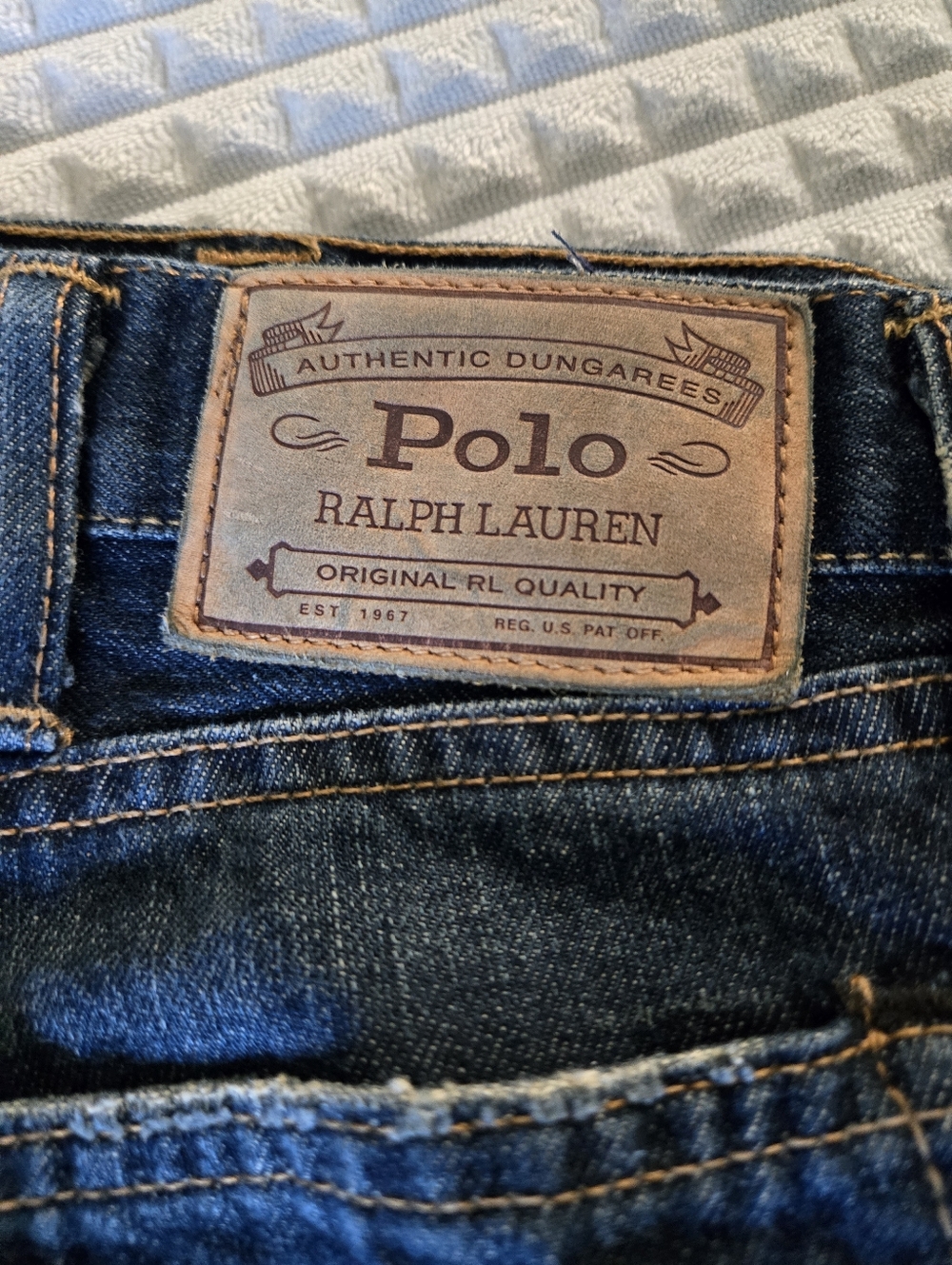 Polo by Ralph Lauren Indigo Relaxed Men’s Jeans - Picture 2 of 4
